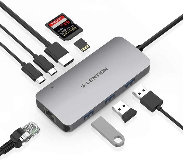 9 in 1 USB-C Hub