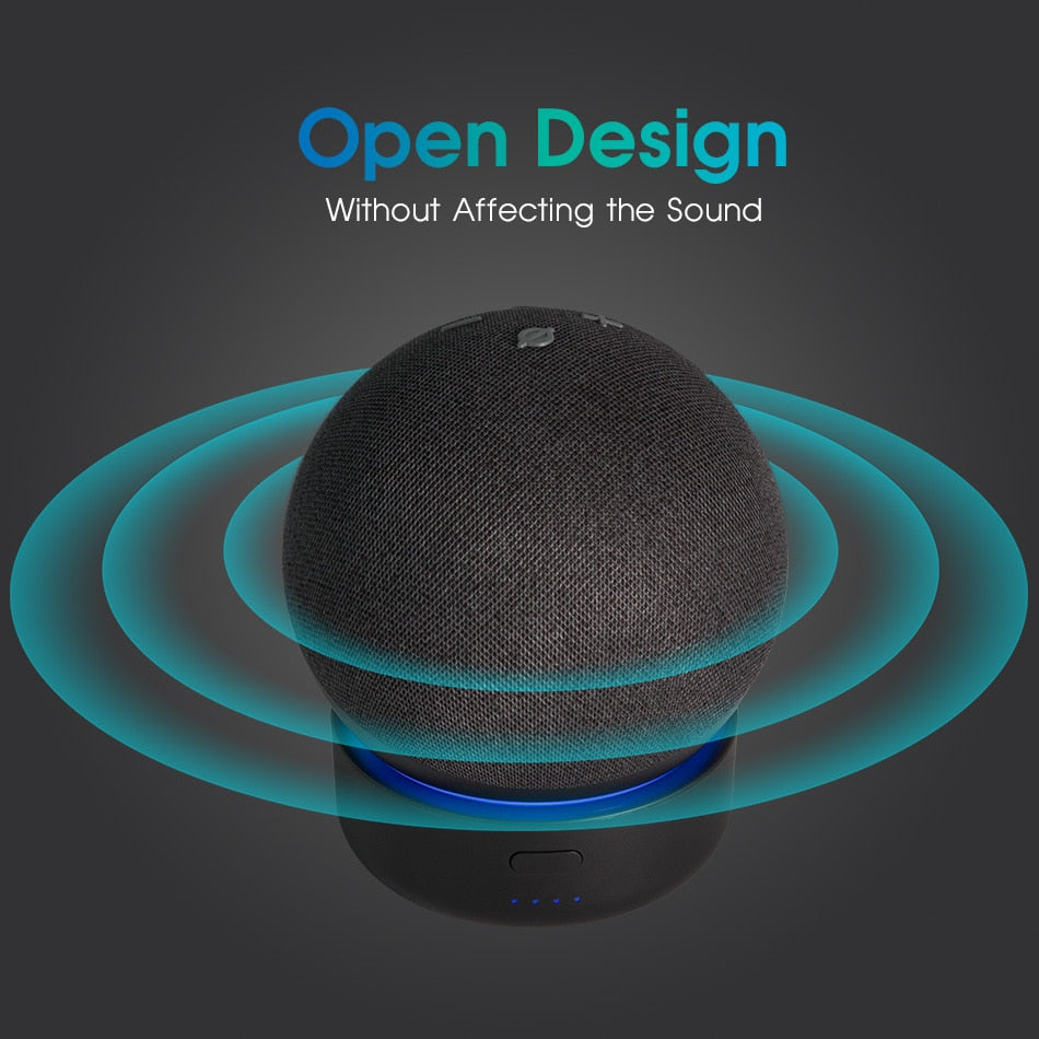 Portable Docking Station For Alexa Smart Speaker