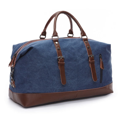 LXRY Canvas Leather Travel Bag